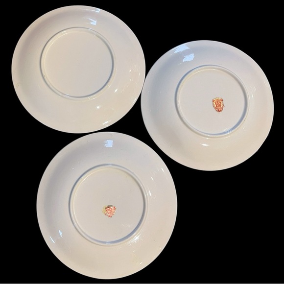 Set Of 3 Vintage Nasco Del Coronado Vegetable Motif  Salad Plates - Picture 2 of 16